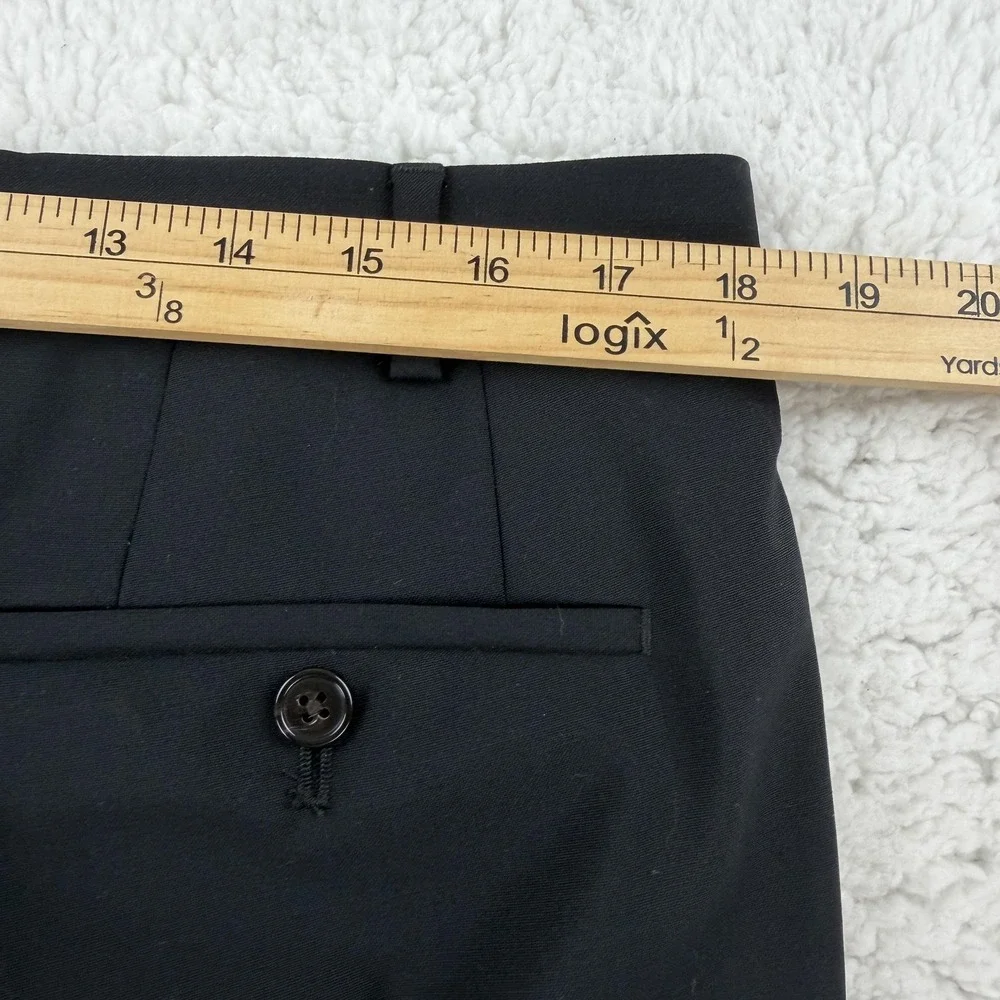 Lauren Ralph Lauren Dress Pants Mens‎ 36x30 Black Pleated High Performance Wool